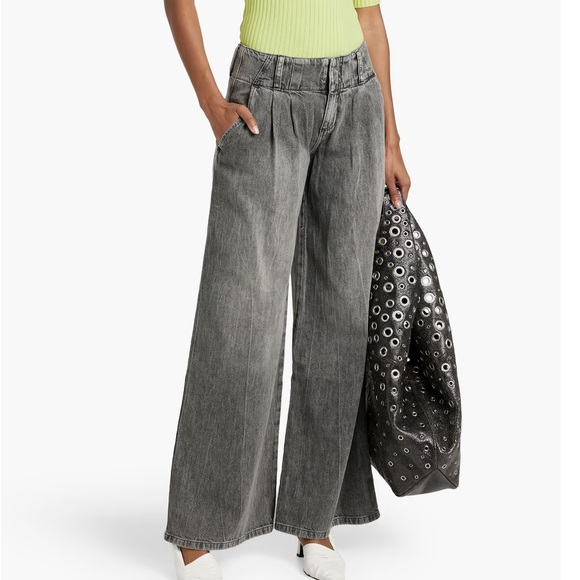 Alice and Olivia Anders wide leg jeans - Picture 1 of 4